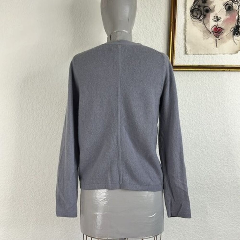 Pure Collection Cashmere Button Front Cardigan - Picture 6 of 8